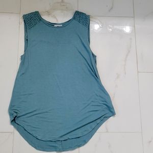 Blue Lace tank top